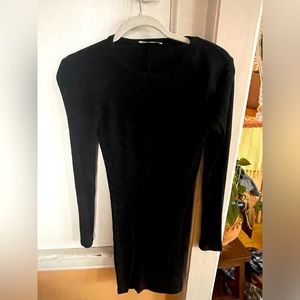 Black long sleeve dress